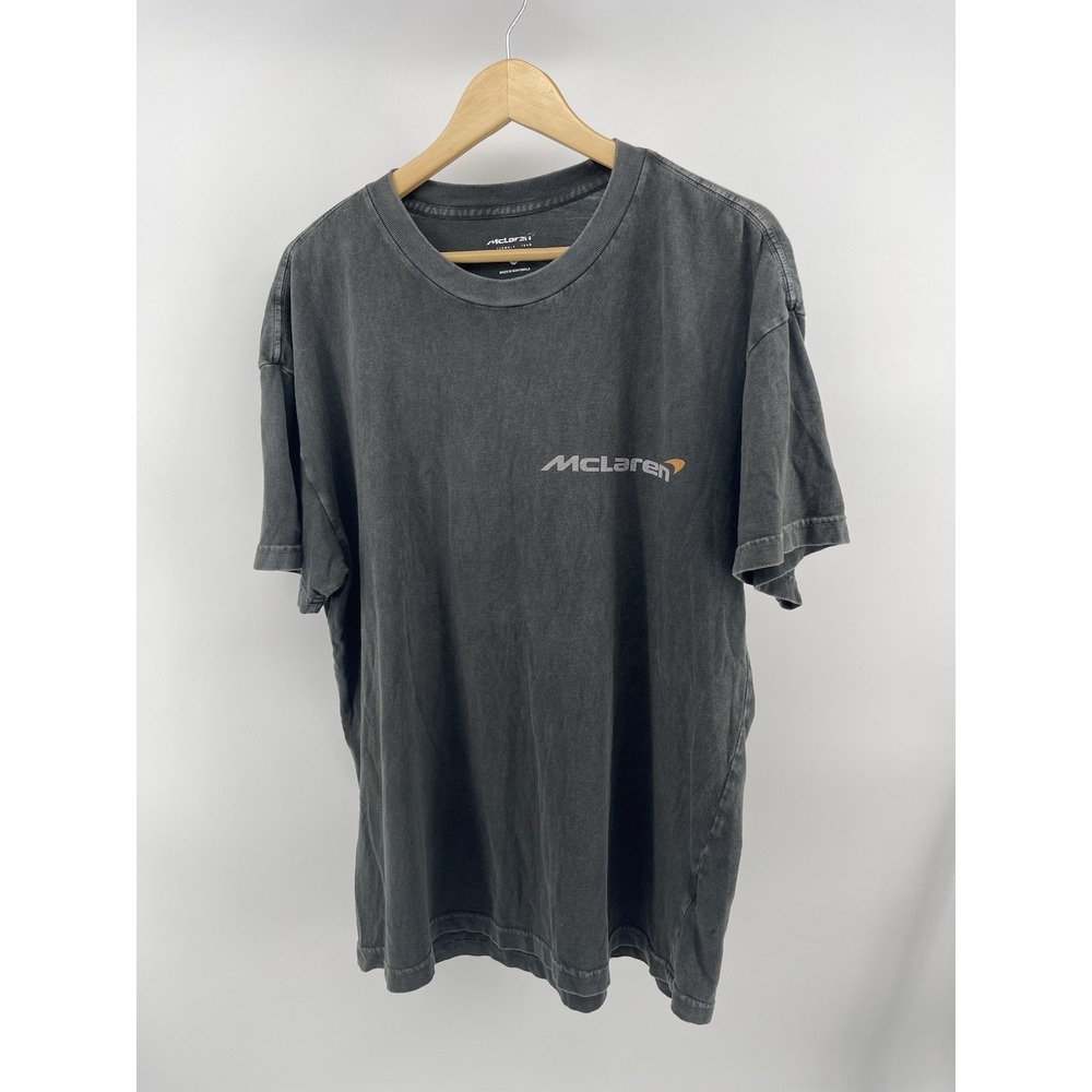 Vintage McLaren F1 Team T-Shirt Men's XL Gray Graphic Racing Tee